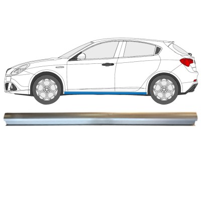 Sliekšņa apakšējā daļa priekš Alfa Romeo Giulietta 2010-2020 / Kreisā 15003