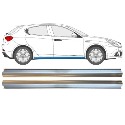 Sliekšņa apakšējā daļa priekš Alfa Romeo Giulietta 2010-2020 / Kreisais+Labais / Komplekts 15004