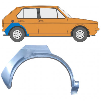 Aizmugurējā arka priekš VW Golf 1 1974- / Labā 7347