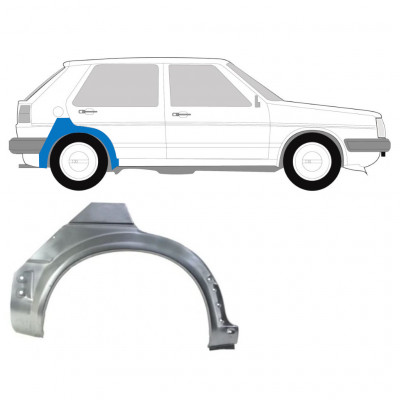 Aizmugurējā arka priekš VW Golf 2 1982- / Labā 7248