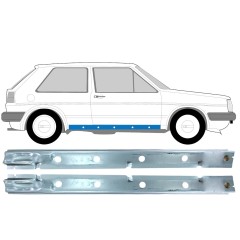 Iekšējais slieksnis priekš Volkswagen Golf 2 1982-1992 / Kreisais+Labais / Komplekts 11027