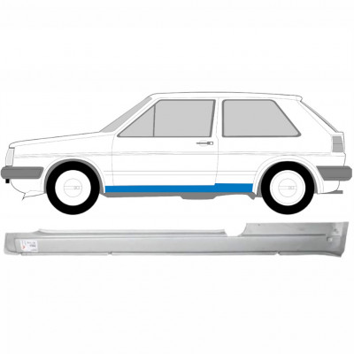 Slieksnis priekš VW Golf 2 1982- / Kreisā 7098