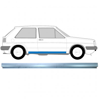 Slieksnis priekš VW Golf 2 1982-1992 / Kreisais = Labais (simetrisks) 11285