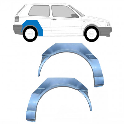 Aizmugurējā arka priekš VW Golf 3 1991- / Kreisais+Labais / Komplekts 10252