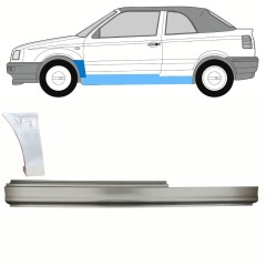 Slieksnis + priekšējā spārna daļa priekš Volkswagen Golf 3 1991-1998 / Kreisā / CABRIO / Komplekts 10201