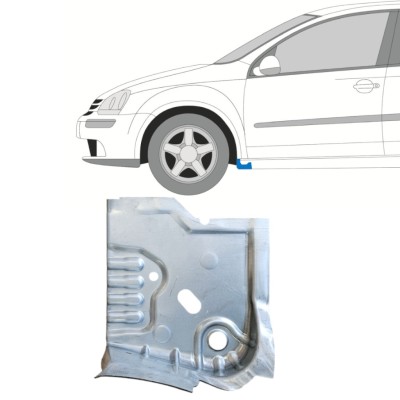 Sliekšņa beigu daļa priekš Volkswagen Golf 5 2003-2009 / Kreisā 14907