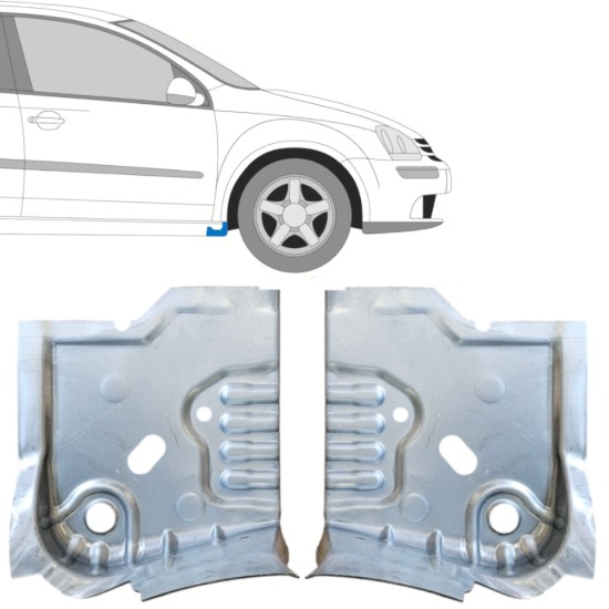 Sliekšņa beigu daļa priekš Volkswagen Golf 5 2003-2009 / Kreisais+Labais / Komplekts 14909