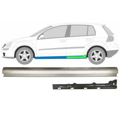 Iekšējais un ārējais slieksnis priekš Volkswagen Golf 5 2003-2009 / Kreisā / Komplekts 11709