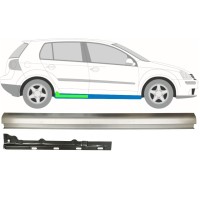 Iekšējais un ārējais slieksnis priekš Volkswagen Golf 5 2003-2009 / Labā / Komplekts 11708