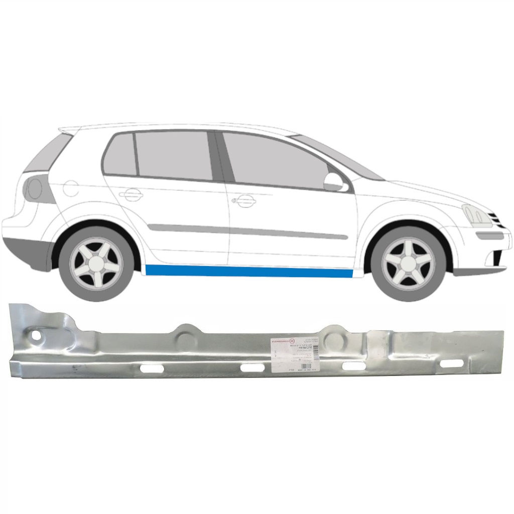 Iekšējais Slieksnis Priekš Vw Golf 5 2003-2009 / Labā 7085