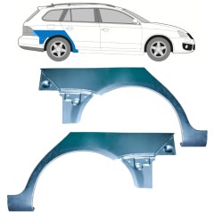 Aizmugurējā arka priekš Volkswagen Golf 5 Variant 2007-2010 / Kreisā / Labā / Kreisais+Labais / Komplekts 12907