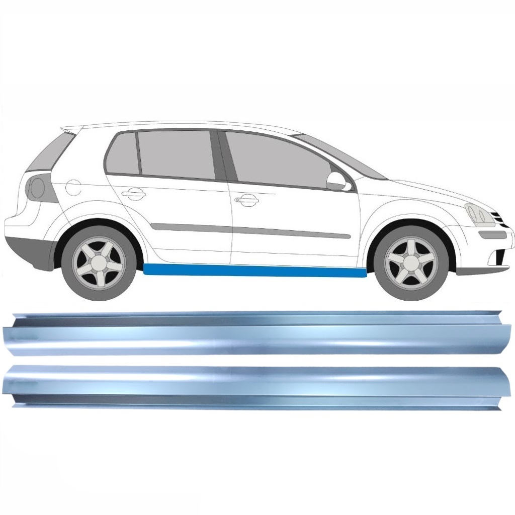 Slieksnis Priekš Volkswagen Golf 5 2003-2009 / Kreisais = Labais (Simetrisks) / Komplekts 11269