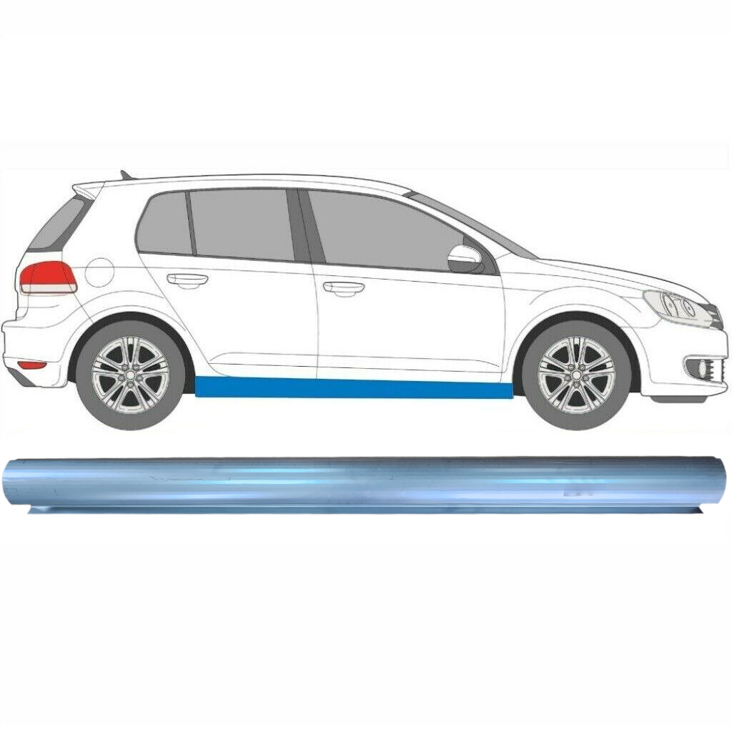 Slieksnis Priekš Volkswagen Golf 6 2008-2013 / Kreisais = Labais (Simetrisks) 5610