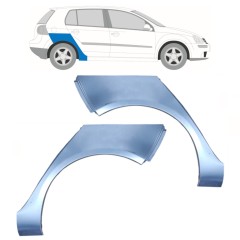 Aizmugurējā arka priekš Volkswagen Golf 5 2003-2009 / Kreisais+Labais / Komplekts 10092