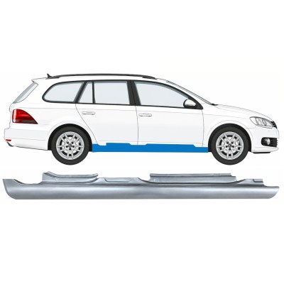 Pilns slieksnis priekš Volkswagen Golf 6 2008-2013 / Labā / COMBI 17047