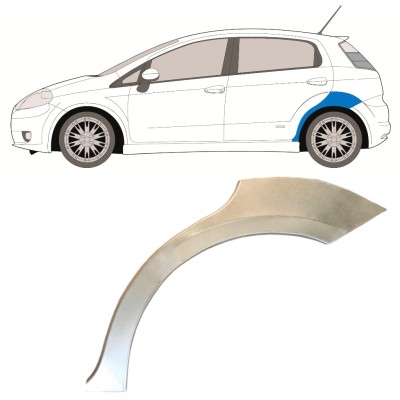 Aizmugurējā arka priekš Fiat Grande Punto Evo 2005- / Kreisā 14760