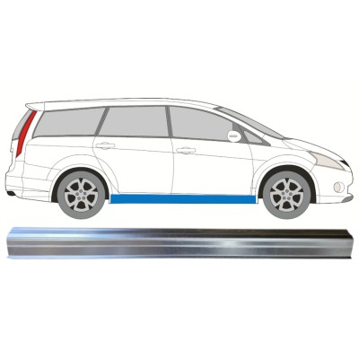 Slieksnis priekš Mitsubishi Grandis 2004-2011 / Kreisais = Labais (simetrisks) 14531