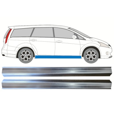 Slieksnis priekš Mitsubishi Grandis 2004-2011 / Kreisais+Labais 14528