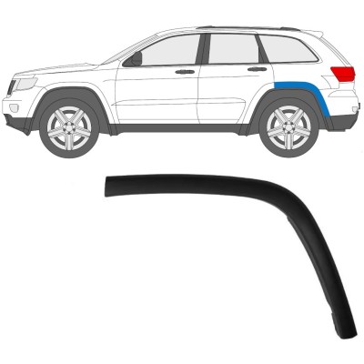Aizmugurējā spārna sānu josla priekš Jeep Grand Cherokee 2010-2021 / Kreisā 15850