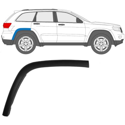 Aizmugurējā spārna sānu josla priekš Jeep Grand Cherokee 2010-2021 / Labā 15849