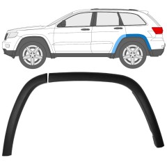 Aizmugurējā spārna sānu josla priekš Jeep Grand Cherokee 2010-2021 / Kreisā / Komplekts 12951