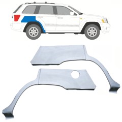 Aizmugurējā arka priekš Jeep Grand Cherokee 2004-2010 / Kreisais+Labais / Komplekts 10657