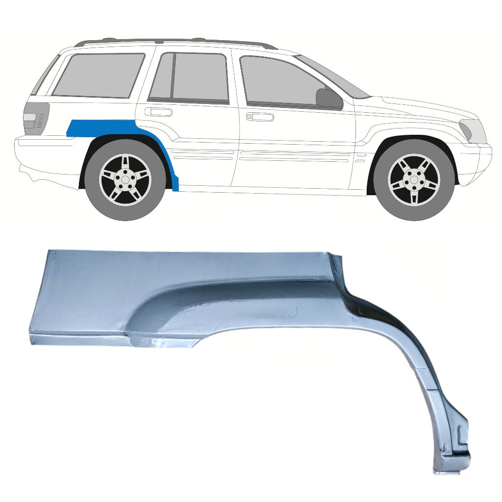 Aizmugurējā Arka Priekš Jeep Grand Cherokee 1998-2005 / Labā 7667