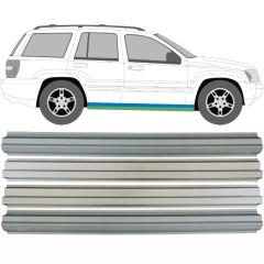 Iekšējais un ārējais slieksnis priekš Jeep Grand Cherokee 1998-2005 / Kreisais+Labais / Komplekts 9482