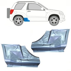 Sliekšņa beigu daļa priekš Suzuki Grand Vitara 2005-2014 / Kreisais+Labais / Komplekts 10356