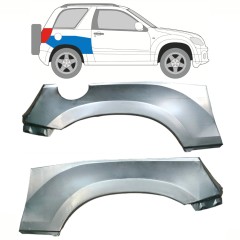 Aizmugurējā arka augšējā daļa priekš Suzuki Grand Vitara 2005-2014 / Kreisais+Labais / Komplekts 10267