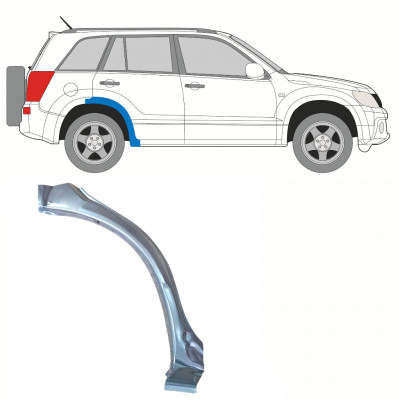 Aizmugurējā arka priekšējā daļa priekš Suzuki Grand Vitara 2005-2012 / Labā 10175