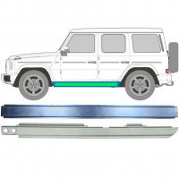 Iekšējais un ārējais slieksnis priekš Mercedes G-Class 1979-  / Kreisā 11774