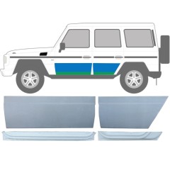 Priekšpuse un aizmugurējo durvju iekšējais un ārējais panelis priekš Mercedes G-Class W460 W461 W463 1979-2017 / Kreisā / Komplekts 9470