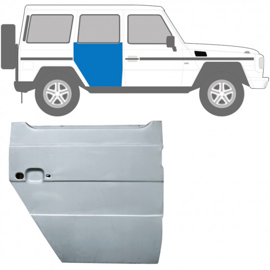 Aizmugurējo durvju augsta daļa priekš Mercedes G-Class 1979- / Labā 5415