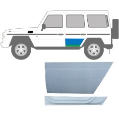Aizmugurējo durvju iekšējā un ārējā daļa priekš Mercedes G-Class W460 W461 W463 1979- / Kreisā / Komplekts 9468