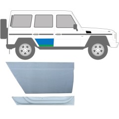 Aizmugurējo durvju iekšējā un ārējā daļa priekš Mercedes G-Class W460 W461 W463 1979-2017 / Labā / Komplekts 9467