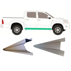 Iekšējais un ārējais slieksnis priekš Toyota Hilux 2005-2015 / Kreisais = Labais (simetrisks) / Komplekts 11460