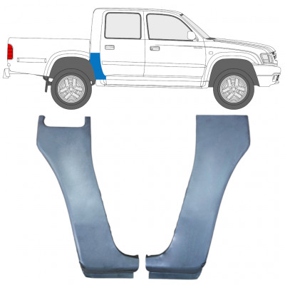 Aizmugurējais statņa stūris priekš Toyota Hilux 2001-2005 / Kreisais+Labais / Komplekts 10050