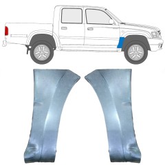 Priekšējā spārna daļa priekš Toyota Hilux 1998-2005 / Kreisais+Labais / Komplekts 10068