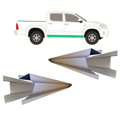 Iekšējais un ārējais slieksnis priekš Toyota Hilux 2005-2015 / Kreisais+Labais / Komplekts 11461
