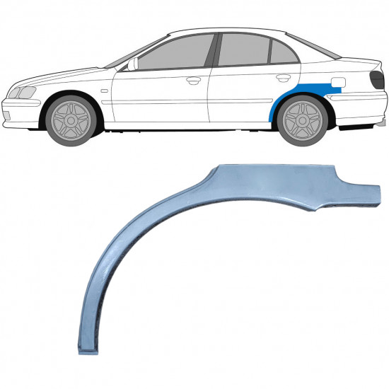 Aizmugurējā arka priekš Honda Accord 1998-2002 / Kreisā 5264