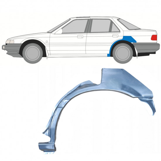 Aizmugurējā arka priekš Honda Accord 1985-1989 / Kreisā 7598