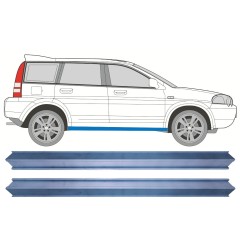 Slieksnis priekš Honda HR-V 1999-2006 / Kreisais = Labais (simetrisks) / Komplekts 11281
