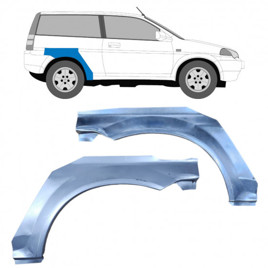 Aizmugurējā arka priekš Honda HRV 1999-2006 / Kreisais+Labais / Komplekts 9206