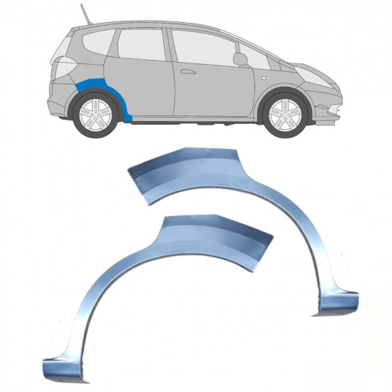 Aizmugurējā arka priekš Honda Jazz GE 2008-2015 / Kreisais+Labais / Komplekts 10297