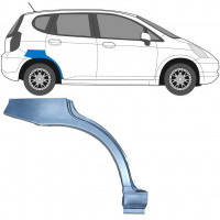 Aizmugurējā arka priekš Honda Jazz Gd 2002-2008 / Labā 6179