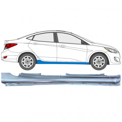 Pilns slieksnis priekš Hyundai Accent 2010- / Labā 12799