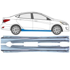 Pilns slieksnis priekš Hyundai Accent 2010- / Kreisā / Labā / Komplekts 12801