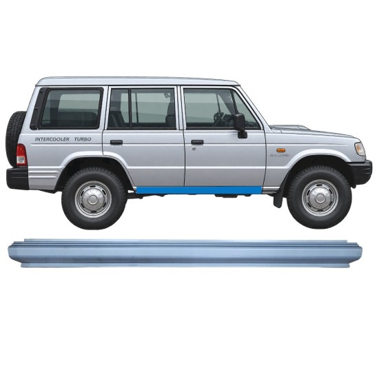 Slieksnis priekš Hyundai Galloper 1991-2003 / Kreisais = Labais (simetrisks) 17018