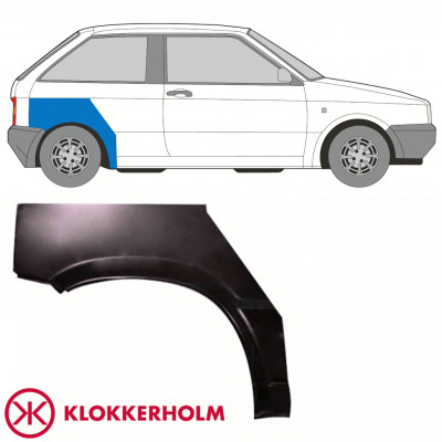 Aizmugurējā arka priekš Seat Ibiza 1984-1993 / Labā 10736